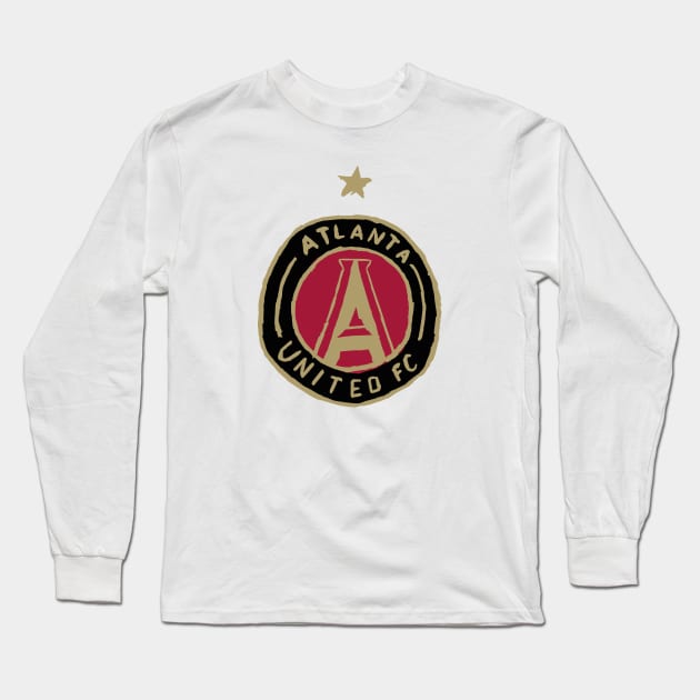 Atlanta Uniteeed fc 17 Long Sleeve T-Shirt by Very Simple Graph